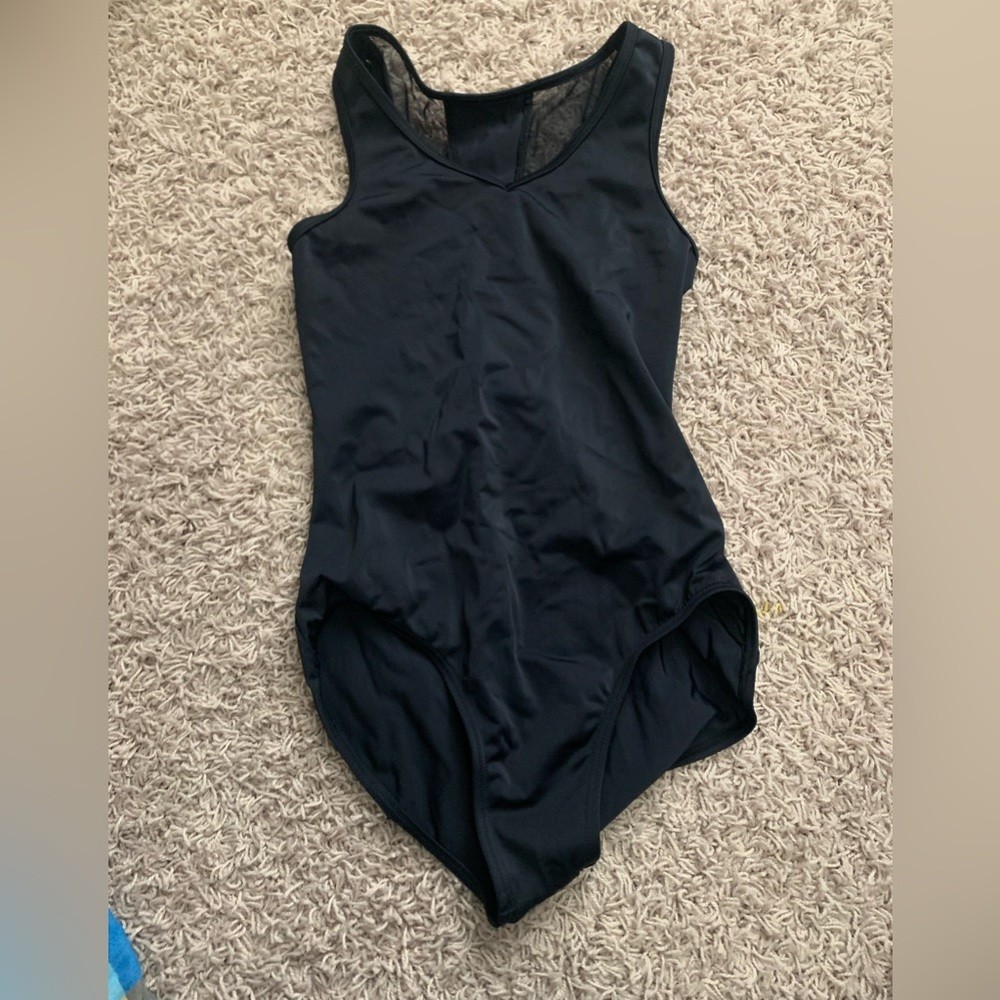 Balera black dance leotard